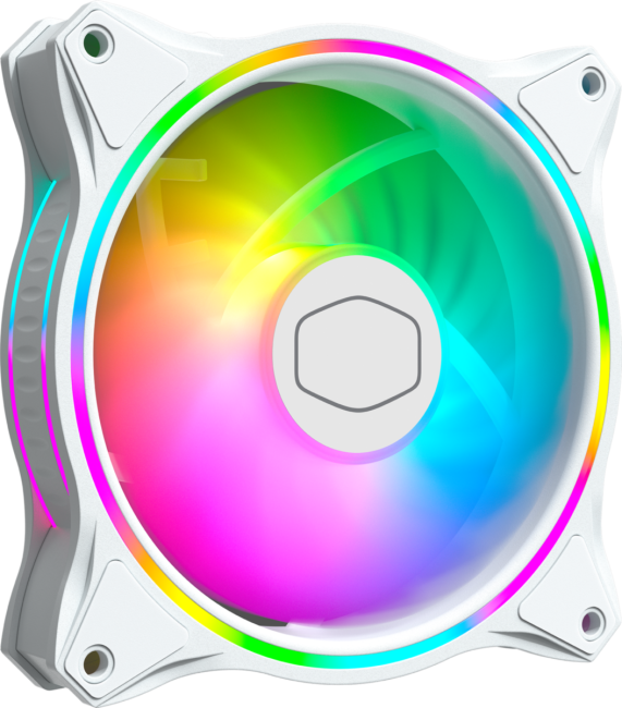Кулера для корпуса 1 Ватт Cooler Master MasterFan MF120 Halo White Edition Кулера для корпуса 1 Ватт Cooler Master MasterFan MF120 Halo White Edition