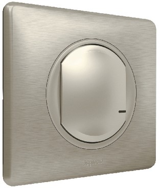 CLN ТИТ Вкл/светорег.5-300Вт Умный выключатель/светорегулятор Legrand серия Celiane with NETATMO, Цвет Титан . Управление со смартфона, 5-300 Вт, 230В. Рамка в комплекте.