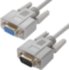 Greenconnect Удлинитель  1.0m  RS-232/RS-232 9M/9F, Premium GCR-DB9CM2F-1.0m, серый 30 AWG Greenconnect 1.0м  RS-232/RS-232 9M/9F, Premium