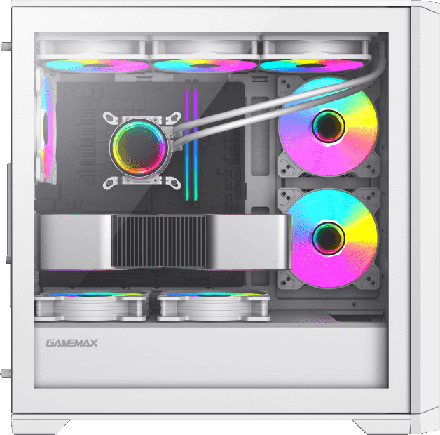 Компьютерный корпус mATX, без блока питания GameMax Destroyer TGW