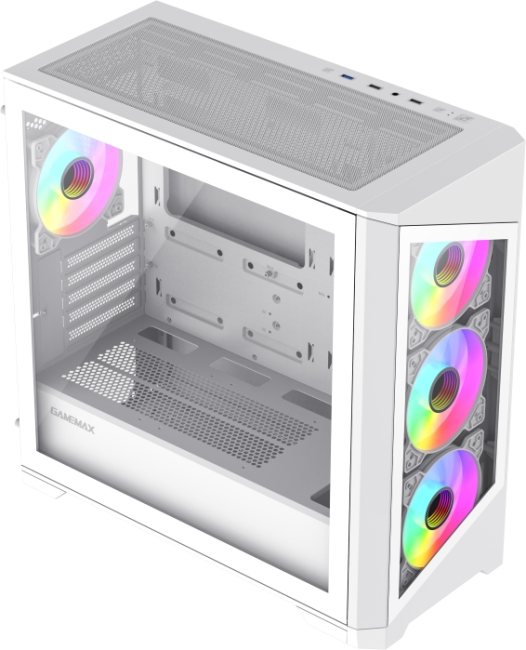 Компьютерный корпус mATX, без блока питания GameMax Destroyer TGW