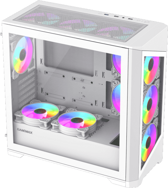 Компьютерный корпус mATX, без блока питания GameMax Destroyer TGW