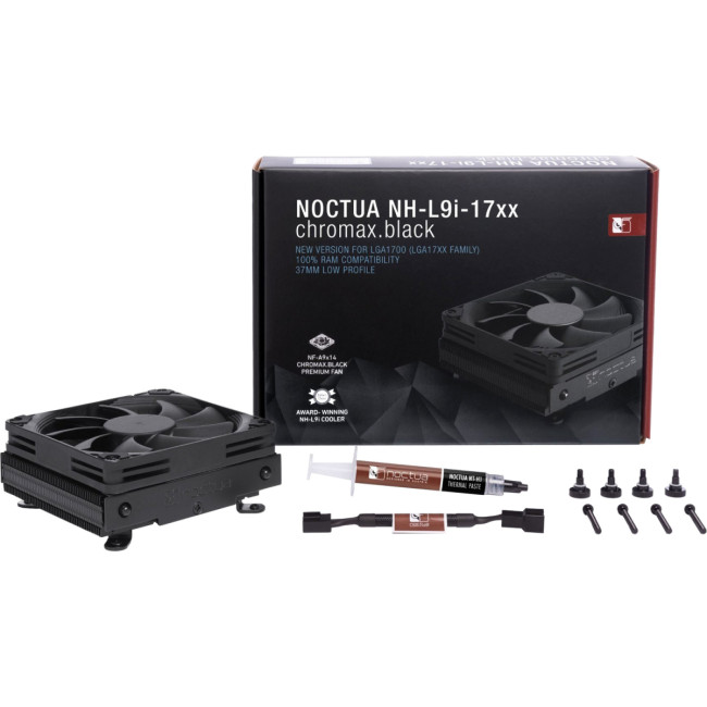 Кулер для процессора Noctua NH-L9i-17xx chromax.black Кулер для процессора Noctua NH-L9i-17xx chromax.black