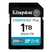 Карта памяти Kingston 1TB SDXC Canvas Go Plus 1TB SDXC Canvas Go Plus Gen4 200MB/s C10 UHS-I U3 V30 Kingston Canvas Go Plus SDG4/1TB