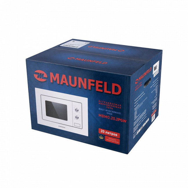 Печь микроволновая электрич. Maunfeld MBMO.20.2PGW Печь микроволновая электрич. Maunfeld MBMO.20.2PGW