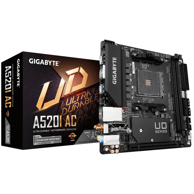 Материнская плата Gigabyte A520I AC (rev. 1.x)