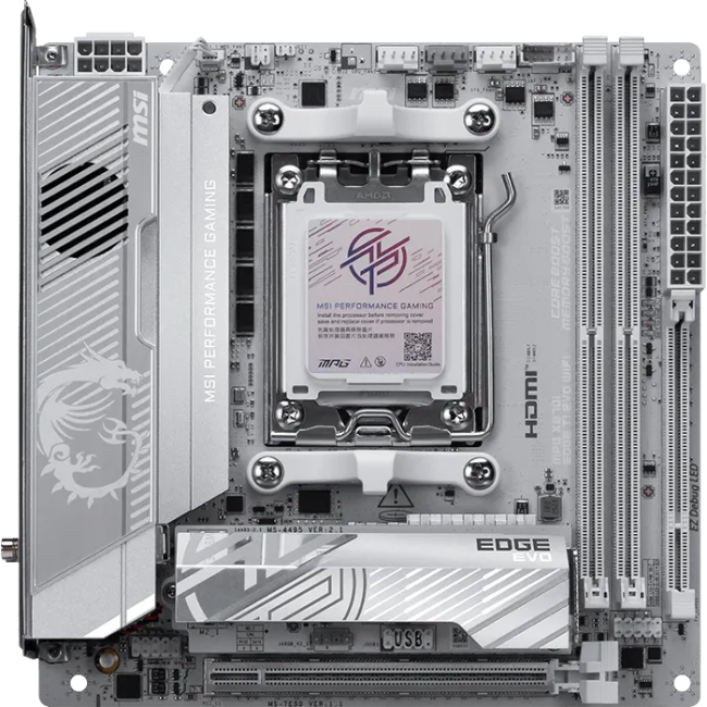Материнская плата MSI MPG X870I EDGE TI EVO WIFI Материнская плата MSI MPG X870I EDGE TI EVO WIFI