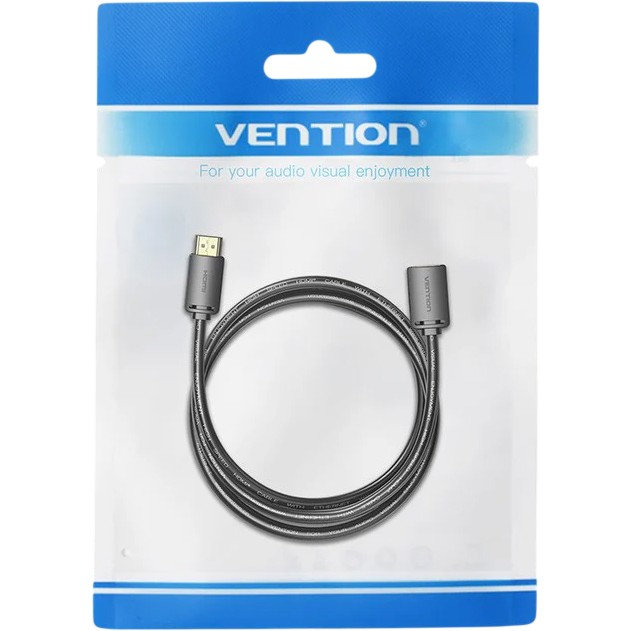 Кабель-удлинитель Vention HDMI High speed v2.0 with Ethernet 19F/19M - 3м Vention AHCBI Кабель-удлинитель Vention HDMI High speed v2.0 with Ethernet 19F/19M - 3м Vention AHCBI