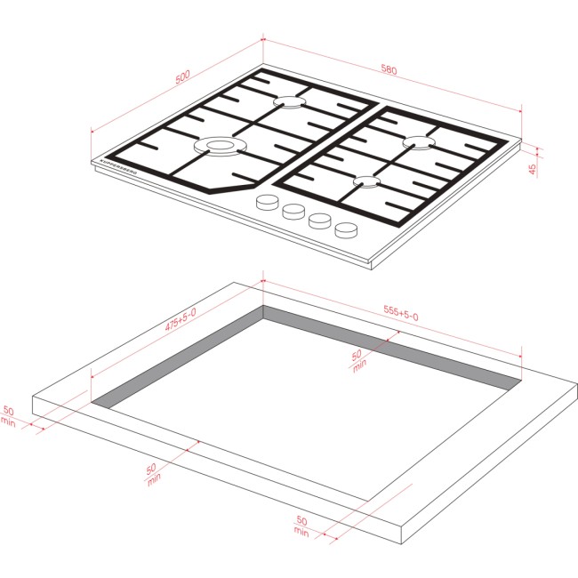Варочная поверхность Kuppersberg Kuppersberg FS 66 B