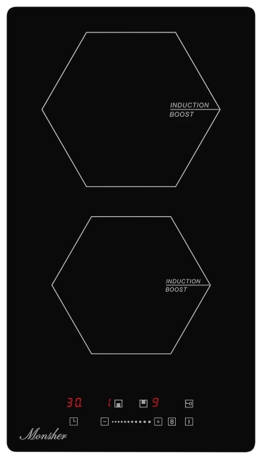 Встраиваемая индукционная варочная панель домино MONSHER MONSHER MHI 3002 Встраиваемая индукционная варочная панель домино MONSHER MONSHER MHI 3002