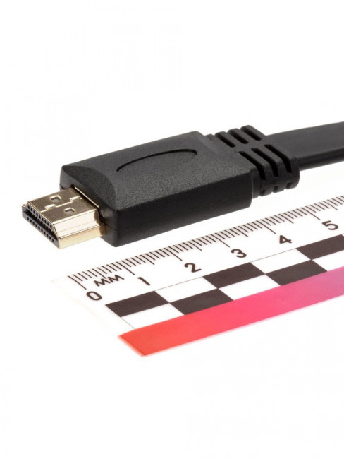 Кабель HDMI 19M/M ,плоский,ver. 2.0, 4K@60 Hz 1m VCOM <CG522F-1M> VCOM HDMI (m) - HDMI (m) 1м Кабель HDMI 19M/M ,плоский,ver. 2.0, 4K@60 Hz 1m VCOM <CG522F-1M> VCOM HDMI (m) - HDMI (m) 1м