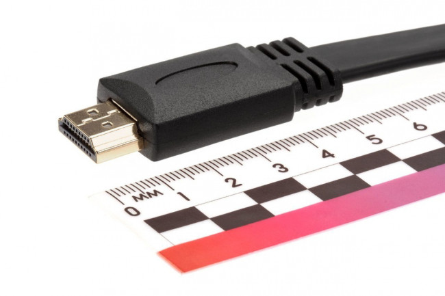 Кабель HDMI 19M/M ,плоский,ver. 2.0, 4K@60 Hz 1m VCOM <CG522F-1M> VCOM HDMI (m) - HDMI (m) 1м Кабель HDMI 19M/M ,плоский,ver. 2.0, 4K@60 Hz 1m VCOM <CG522F-1M> VCOM HDMI (m) - HDMI (m) 1м