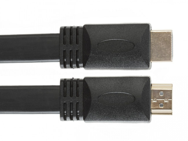 Кабель HDMI 19M/M ,плоский,ver. 2.0, 4K@60 Hz 1m VCOM <CG522F-1M> VCOM HDMI (m) - HDMI (m) 1м Кабель HDMI 19M/M ,плоский,ver. 2.0, 4K@60 Hz 1m VCOM <CG522F-1M> VCOM HDMI (m) - HDMI (m) 1м