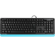 Клавиатура A4Tech FK10 черный/синий USB (FK10 BLUE) каб.:1.5м A4Tech FK10 BLUE Клавиатура A4Tech FK10 черный/синий USB (FK10 BLUE) каб.:1.5м A4Tech FK10 BLUE