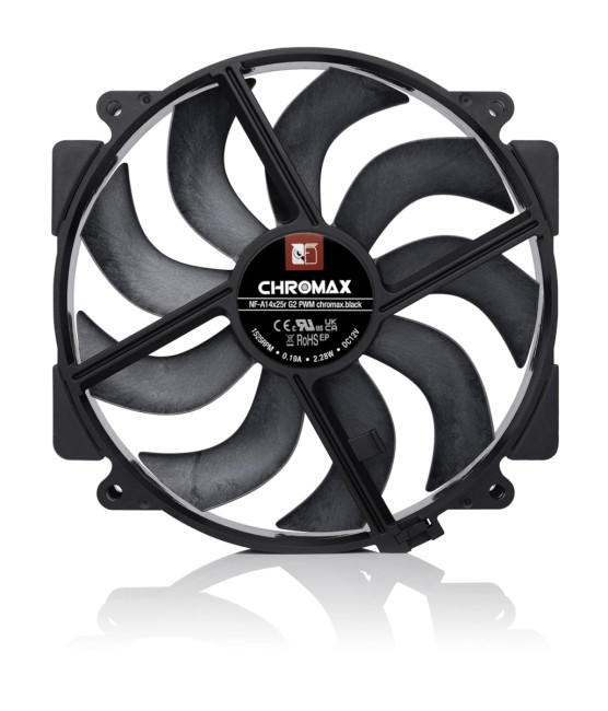 Кулер для корпуса Noctua NF-A14x25r G2 PWM chromax.black.swap Кулер для корпуса Noctua NF-A14x25r G2 PWM chromax.black.swap