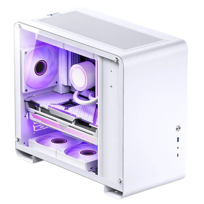 Корпус без блока питания JONSBO U4 Mini White
