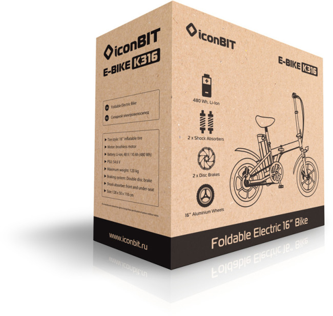 Электровелосипед iconBIT E-Bike К316 (black) Электровелосипед iconBIT E-Bike К316 (black)