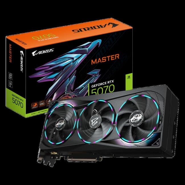 Видеокарты Gigabyte GV-N5070AORUS M-12GD Видеокарты Gigabyte GV-N5070AORUS M-12GD