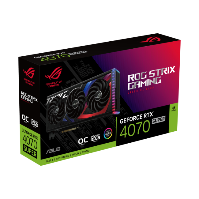 Видеокарта ASUS ROG STRIX RTX4070S O12GGAMING Видеокарта ASUS ROG STRIX RTX4070S O12GGAMING