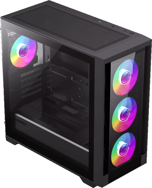 Компьютерный корпус mATX, без блока питания GameMax DEFENDER TG