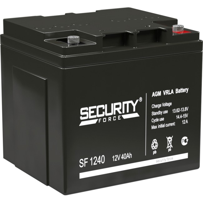 Аккумуляторная батарея Security Force SF 1240 (12V / 2.8Ah)