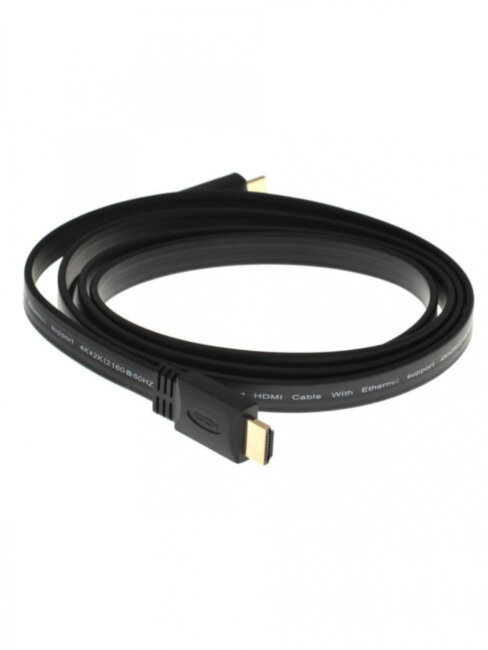 Кабель HDMI 19M/M, плоский,ver. 2.0, 4K@60 Hz 1.8m VCOM <CG522F-1.8M> VCOM HDMI (m) - HDMI (m) 1.8м Кабель HDMI 19M/M, плоский,ver. 2.0, 4K@60 Hz 1.8m VCOM <CG522F-1.8M> VCOM HDMI (m) - HDMI (m) 1.8м