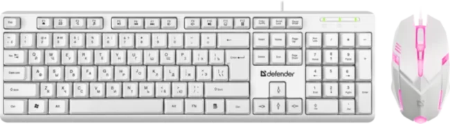 Defender Проводной набор Motion C-977 RU,белый,полноразмерный,1.8м Defender 45977