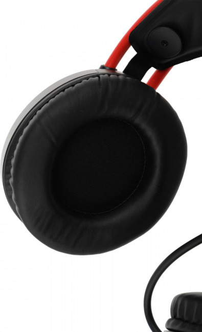 Наушники с микрофоном A4Tech G200S USB/ BLACK +RED Наушники с микрофоном A4Tech G200S USB/ BLACK +RED