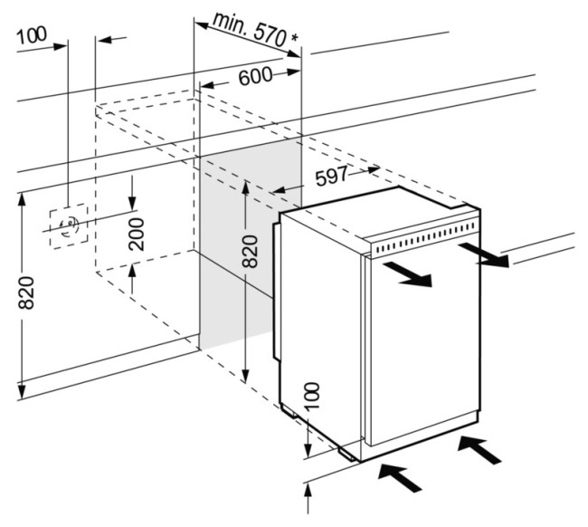 Встраиваемая морозильная камера Liebherr LIEBHERR UG 1211-26 001