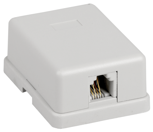 Настенная розетка RJ12, кат.3 UTP, 1-порт ITK CS2-3C3U-12 Настенная розетка RJ12, кат.3 UTP, 1-порт ITK CS2-3C3U-12