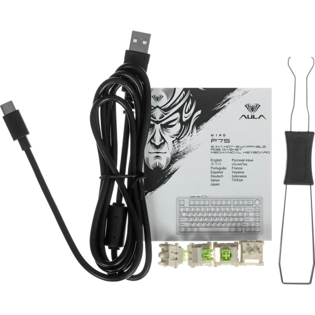 Игровая клавиатура AULA F75 (6948391214726) Игровая клавиатура AULA F75 (6948391214726)