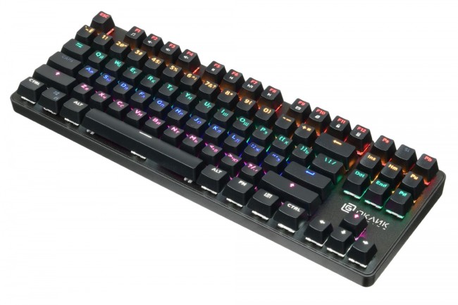 Клавиатура Oklick 969G SHOTGUN механическая черный USB Multimedia for gamer LED Oklick 1176616 Клавиатура Oklick 969G SHOTGUN механическая черный USB Multimedia for gamer LED Oklick 1176616