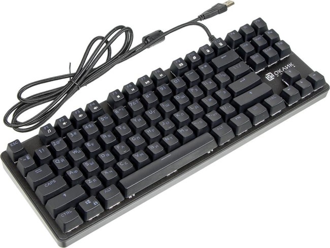 Клавиатура Oklick 969G SHOTGUN механическая черный USB Multimedia for gamer LED Oklick 1176616 Клавиатура Oklick 969G SHOTGUN механическая черный USB Multimedia for gamer LED Oklick 1176616