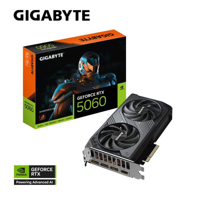 Видеокарта GIGABYTE GV-N5060WF2-8GD Видеокарта GIGABYTE GV-N5060WF2-8GD