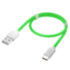 GCR QC Кабель 1.0m, TypeC, быстрая зарядка, зеленый TPE, белые коннекторы, 28/22 AWG, GCR-52494 Greenconnect USB 2.0 Type-AM - USB 2.0 Type-C (m) 1м