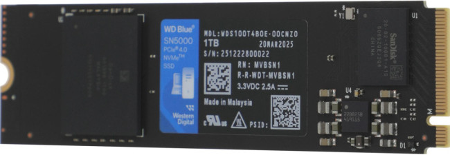 Накопитель SSD WD WDS100T4B0E Накопитель SSD WD WDS100T4B0E