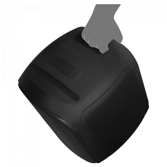 АС SVEN PS-555, черный, акустическая система (65 Вт, TWS, Bluetooth, USB, microSD, пульт, 4000мА*ч) SVEN PS-555