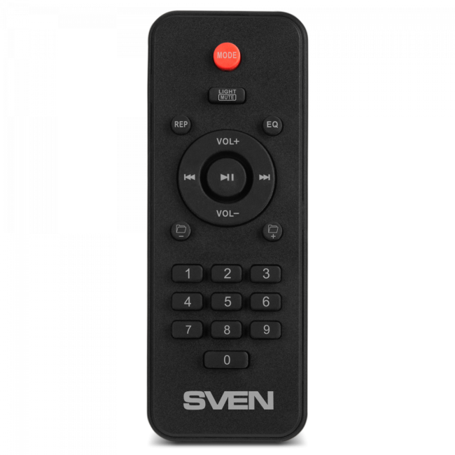 АС SVEN PS-555, черный, акустическая система (65 Вт, TWS, Bluetooth, USB, microSD, пульт, 4000мА*ч) SVEN PS-555
