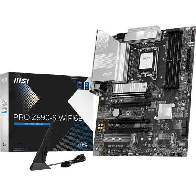 Материнская плата MSI PRO Z890-S WIFI6E Материнская плата MSI PRO Z890-S WIFI6E