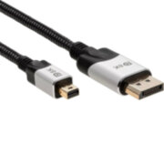 Кабель-переходник Mini DisplayPort M -> Display Port M 1.4V 3м VCOM <CG685-3M> VCOM CG685-3M