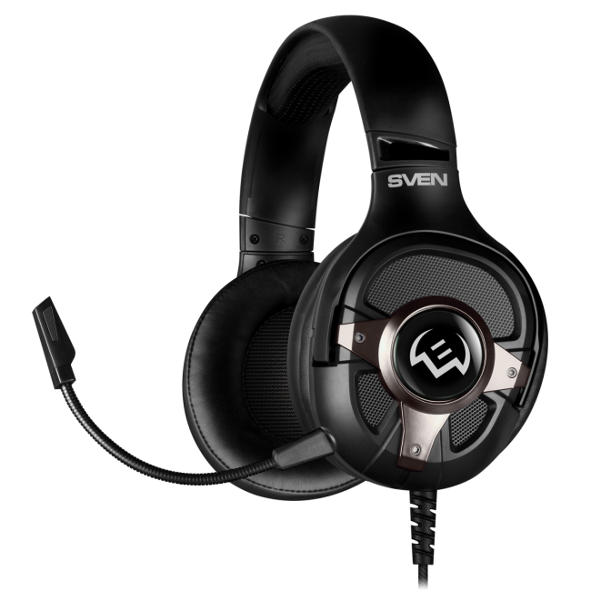 Игровые наушники с микрофоном SVEN AP-U1100MV, черный (USB, RGB, 7.1) SVEN AP-U1100MV SV-020828 Игровые наушники с микрофоном SVEN AP-U1100MV, черный (USB, RGB, 7.1) SVEN AP-U1100MV SV-020828