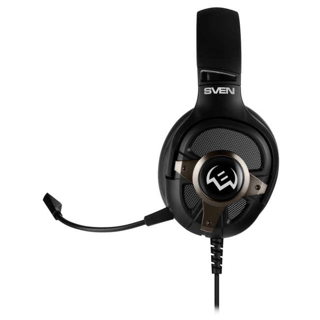 Игровые наушники с микрофоном SVEN AP-U1100MV, черный (USB, RGB, 7.1) SVEN AP-U1100MV SV-020828 Игровые наушники с микрофоном SVEN AP-U1100MV, черный (USB, RGB, 7.1) SVEN AP-U1100MV SV-020828