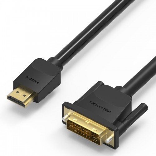 Кабель Vention HDMI 19M/DVI-D Dual link 25M - 3 м. Vention HDMI (m) - DVI-D (m) 3м Кабель Vention HDMI 19M/DVI-D Dual link 25M - 3 м. Vention HDMI (m) - DVI-D (m) 3м