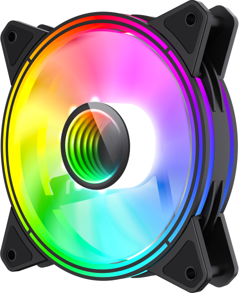 Кулер для корпуса ПК Gamemax FN-12Rainbow-Q-Infinity Кулер для корпуса ПК Gamemax FN-12Rainbow-Q-Infinity