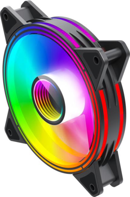 Кулер для корпуса ПК Gamemax FN-12Rainbow-Q-Infinity Кулер для корпуса ПК Gamemax FN-12Rainbow-Q-Infinity