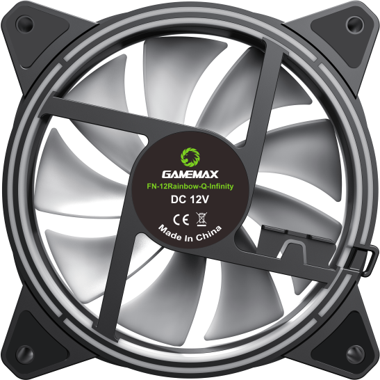 Кулер для корпуса ПК Gamemax FN-12Rainbow-Q-Infinity Кулер для корпуса ПК Gamemax FN-12Rainbow-Q-Infinity