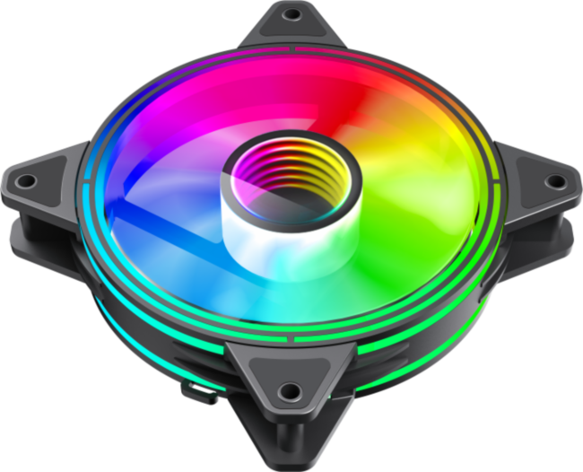 Кулер для корпуса ПК Gamemax FN-12Rainbow-Q-Infinity Кулер для корпуса ПК Gamemax FN-12Rainbow-Q-Infinity