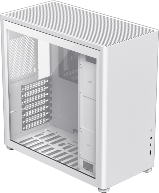 Компьютерный корпус mATX GameMax Spark Full White