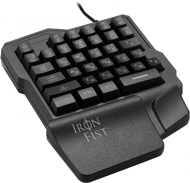 Игровой блок Oklick 701G IRON FIST черный USB for gamer LED (подставка для запястий) (1196590) Oklick 1196590 Игровой блок Oklick 701G IRON FIST черный USB for gamer LED (подставка для запястий) (1196590) Oklick 1196590
