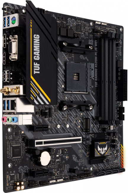 Материнская плата ASUS TUF GAMING A520M-PLUS WIFI Материнская плата ASUS TUF GAMING A520M-PLUS WIFI